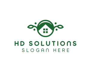 Green Vegan Home logo design