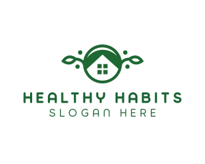 Green Vegan Home logo design