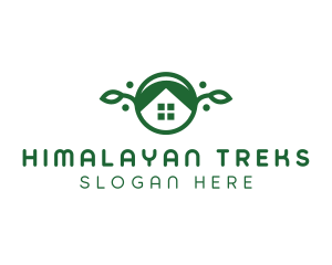 Green Vegan Home logo design