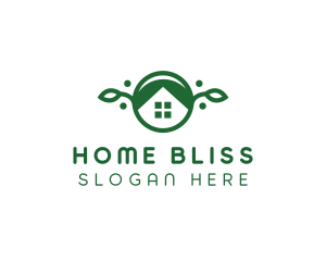 Green Vegan Home logo design