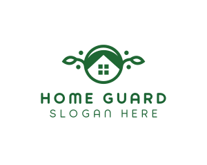 Green Vegan Home logo design