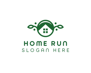 Green Vegan Home logo design