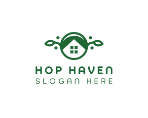 Green Vegan Home logo design