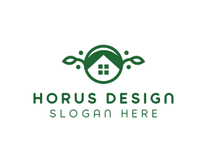 Green Vegan Home logo design