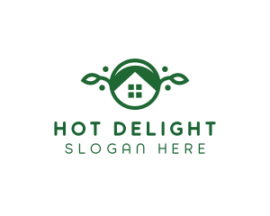 Green Vegan Home logo design