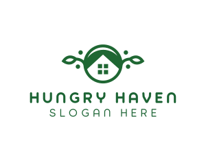 Green Vegan Home logo design