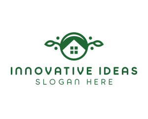 Green Vegan Home logo design