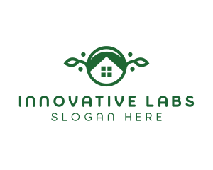 Green Vegan Home logo design