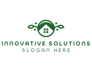 Green Vegan Home logo design