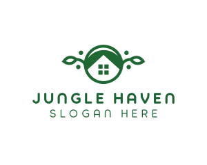 Green Vegan Home logo design