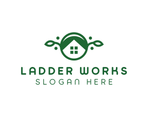 Green Vegan Home logo design