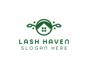 Green Vegan Home logo design