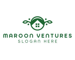 Green Vegan Home logo design