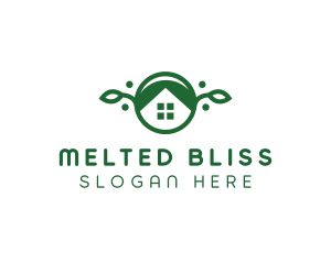 Green Vegan Home logo design