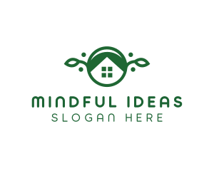 Green Vegan Home logo design