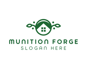 Green Vegan Home logo design