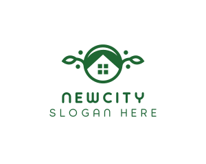 Green Vegan Home logo design