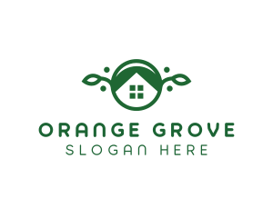 Green Vegan Home logo design