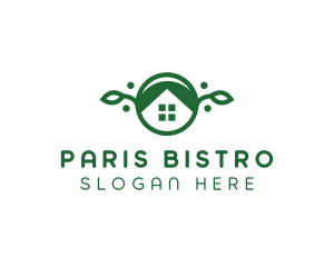 Green Vegan Home logo design