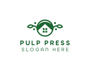 Green Vegan Home logo design