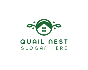 Green Vegan Home logo design