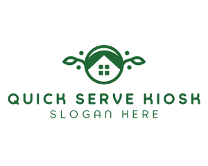 Green Vegan Home logo design