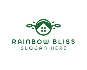 Green Vegan Home logo design