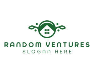 Green Vegan Home logo design