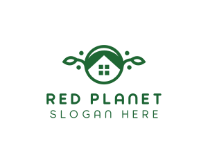 Green Vegan Home logo design