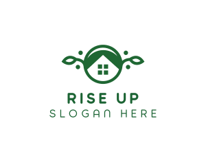 Green Vegan Home logo design