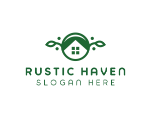 Green Vegan Home logo design