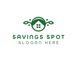 Green Vegan Home logo design