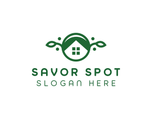 Green Vegan Home logo design