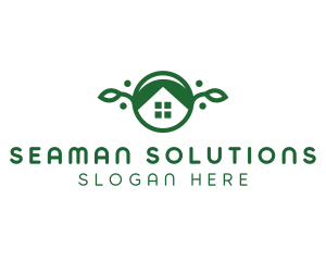 Green Vegan Home logo design