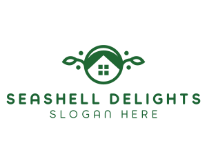 Green Vegan Home logo design