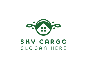 Green Vegan Home logo design