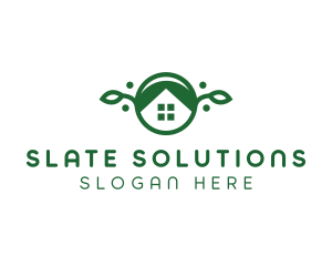 Green Vegan Home logo design