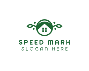 Green Vegan Home logo design