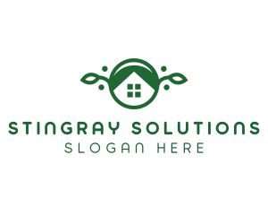 Green Vegan Home logo design