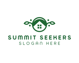 Green Vegan Home logo design