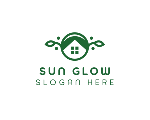 Green Vegan Home logo design