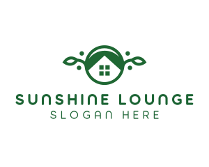 Green Vegan Home logo design