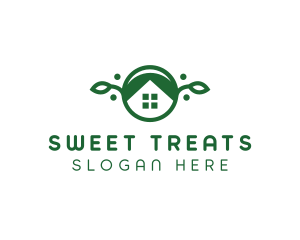 Green Vegan Home logo design