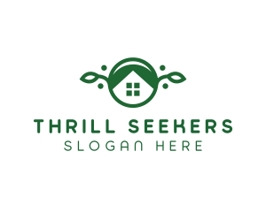 Green Vegan Home logo design