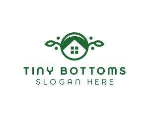 Green Vegan Home logo design