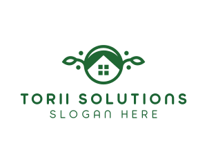 Green Vegan Home logo design