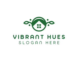 Green Vegan Home logo design