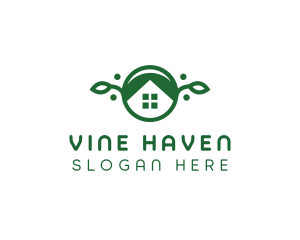 Green Vegan Home logo design