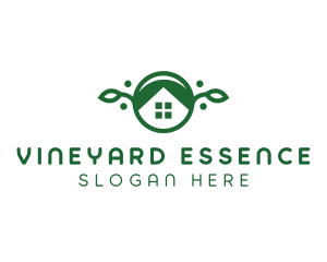 Green Vegan Home logo design