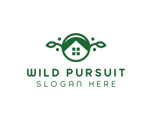 Green Vegan Home logo design